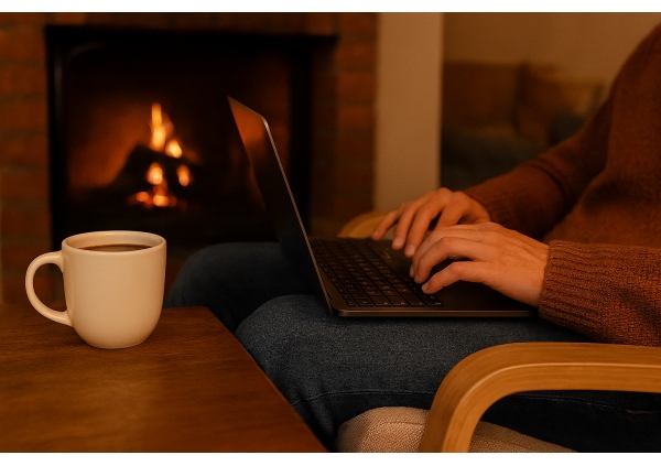 Reflections by the Fire